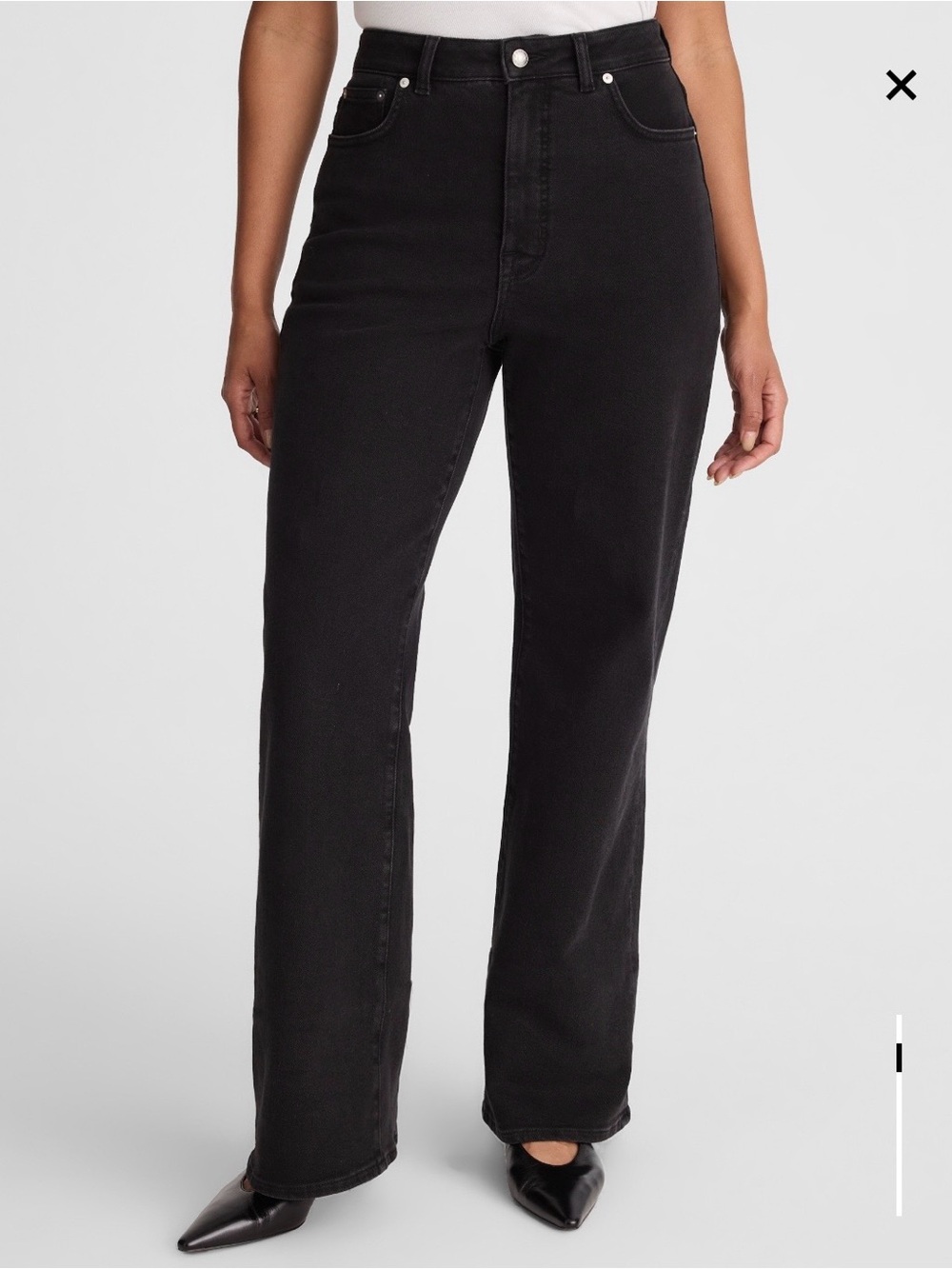 Madewell Curvy Wide Leg Women's Jeans - Black size 29